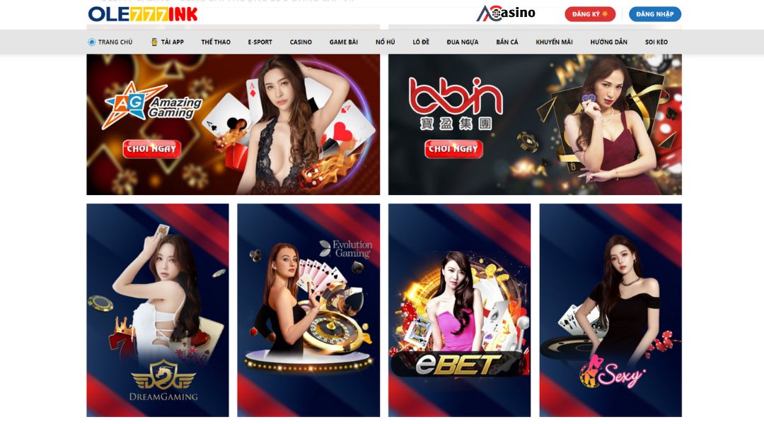 Kho game Ole777 bom tấn