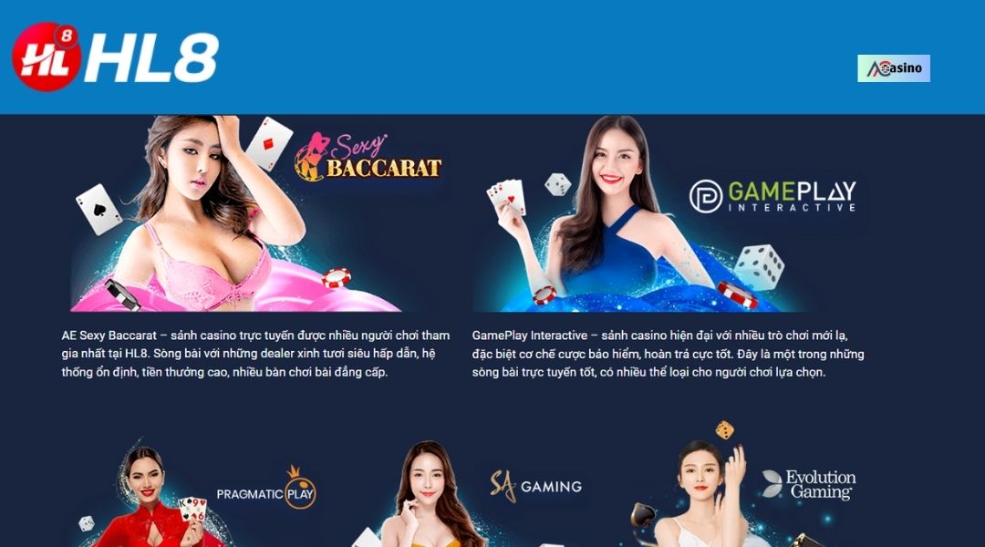 Casino trực tuyến HL8 siêu chân thực