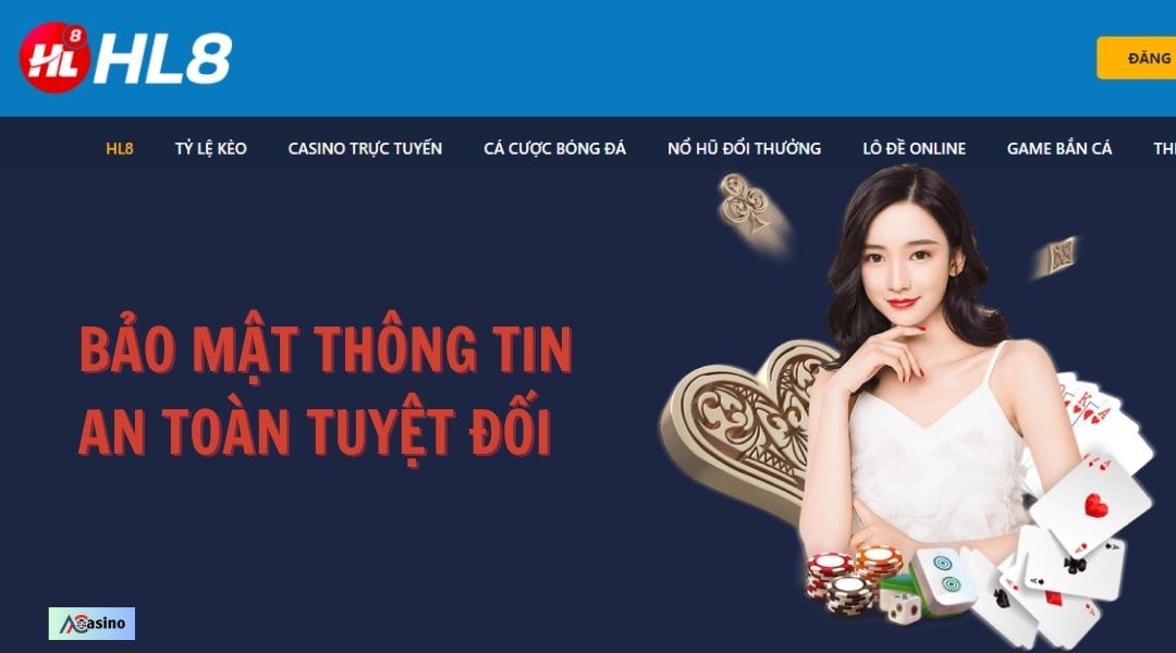 Độ bảo mật thông tin của nhà cái HL8 cực kỳ cao