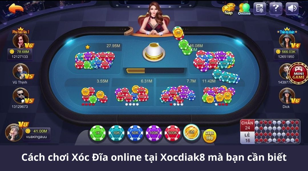 Cách chơi Xóc Đĩa online tại K8 mà bạn cần biết
